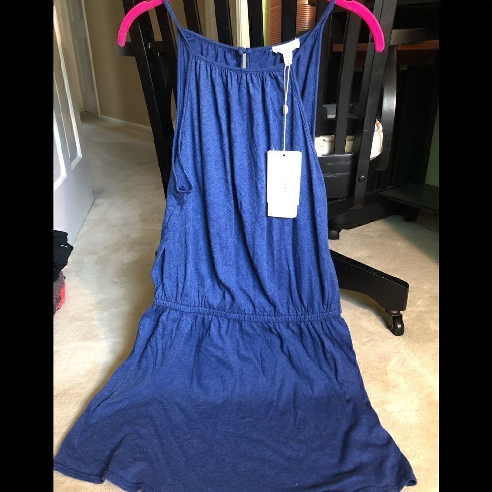 NWT Soft Joie Farica Dress Large Deep Ultra Marine